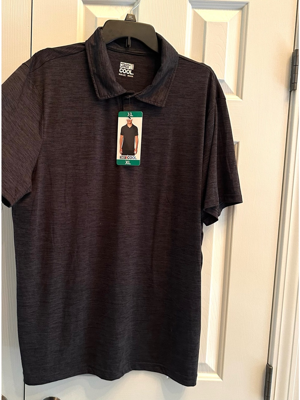 NWT Polo Shirt - 32 Degrees Cool Dark Heathered Gray
